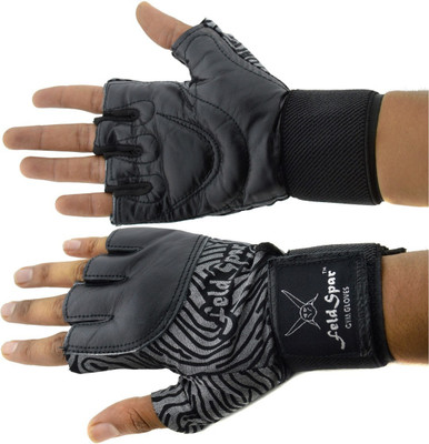 

Feldspar Printed Black Gym & Fitness Gloves (, Black, Black;gray;white
