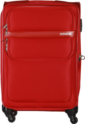 

American Tourister DC Superlite II Soft Trolley 66 cm (Red) Expandable Check-in Luggage - 25 inch(Red)