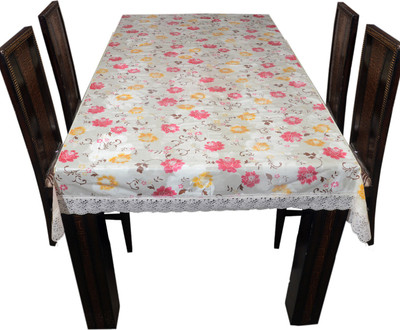

The Trendy Printed 6 Seater Table Cover(Multicolor, PVC)