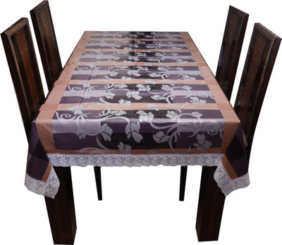 

The Trendy Printed 6 Seater Table Cover(Multicolor, PVC)