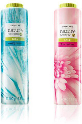 

Oriflame Sweden Nature Secrets Talc Floral Bouquet & Cooling Breeze 400+400grm (25441,25445)(800 g)