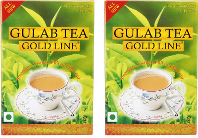 

gulab tea goldline Strong, Tasty & Flavourful Unflavoured Tea(500 g, Box)