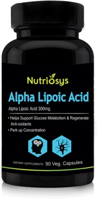 

Nutriosys Alpha Lipoic Acid - 300mg (90 Veg Capsules)(90 No)