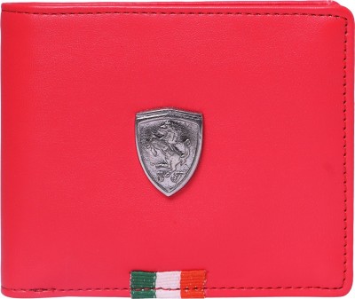 

Ferrari shining Men Red Artificial Leather Wallet(3 Card Slots)