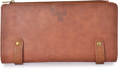 

Baggit Women Formal Tan Artificial Leather Wallet(8 Card Slots), Rust