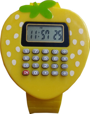 

Zest4Kids Yellow Calculator Watch - For Boys