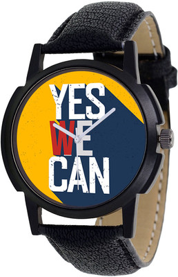 

Cloudwood Stylish Yes We Can Print Analouge 37 printed dial Watch Watch - For Men