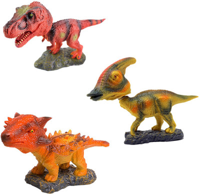 

Tootpado Bobblehead Dinosaur Toys - Pack of 3 (CTNG42) - Action Figures Toys & Car Dashboard Bobblehead(Multicolor)