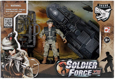 

Soldier Force Soldier Speed Patrol Vehicle Set(Multicolor)