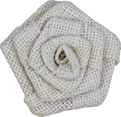 

Eerafashionicing Jute Roses for Dresses, Sarees, Lehenga, Suits, Bags, Decorations, Borders, Crafts Pack Of 4