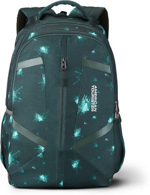 

American Tourister Meso Sch Bag 03 30.5 L Laptop Backpack(Green), Teal