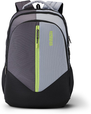 

American Tourister Alto Sch Bag 03 31 L Laptop Backpack(Black, Grey)