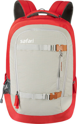 

Safari GRAPH 20 CB GREY BACKPACK 45.375 L Laptop Backpack(Grey, Red)
