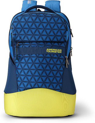 

American Tourister X-lete Lap Bag 02 26.5 L Backpack(Yellow, Blue)