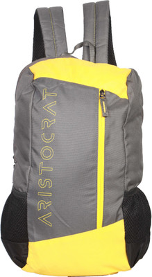 

Aristocrat Z2 Backpack (Grey-Yellow) 22 L Backpack(Grey, Yellow)