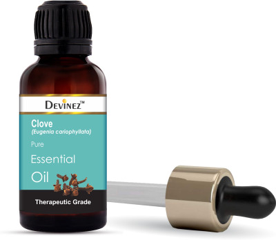 

Devinez Clove Essential Oil, 100% Pure, Natural & Undiluted, 10ml for Aromatherapy, Hair Care, Skin Care & Natural Remedies(10 ml)
