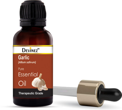 

Devinez Garlic Essential Oil, 100% Pure, Natural & Undiluted, for Skin health, Acne, Healthy hair, Common Cold, Mosquito repellent & Natural Remedies 10ml (10 ml)