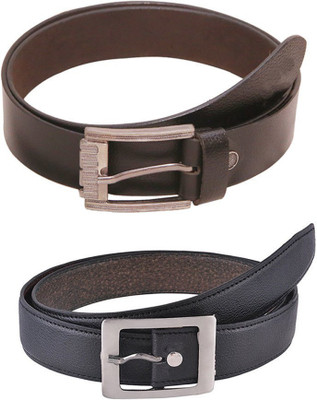 

Lee Topper Men Casual, Evening, Formal, Party Black Artificial Leather Belt