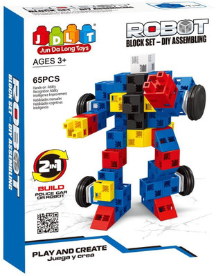 

Webby JDLT 2 in 1 DIY Robot Block Set(Multicolor)