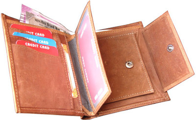

ABYS 100% Genuine Leather 6 Card Holder(Set of 1, Tan)
