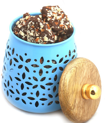

Ghasitaram Gifts Chocolates- Blue English Chocolate Brittles Jar Brittles(250 g)