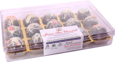 

Jainco Star Chocolates Designer Choc Box 3 Type of Truffle Chocolate Gift Pack Caramels(15)