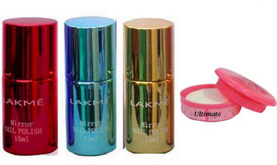 

Ultimate Nail Polish Remover With Nail Polish Pack Of 3(Set of 4)