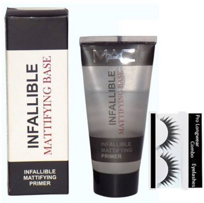 

Pro longwear combo Eyelashes, Infallible Mattifying Base Primer(Set of 2)