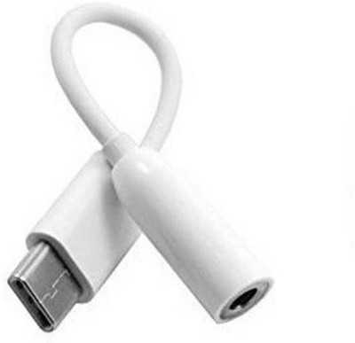 

Moojlo Type c Audio Jack Compatible For LeDH01IN And All Mobiles2 Headphone Adapter(LeEco LePDH401IN and all mobile, White)