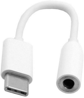 

Moojlo Type c Audio Jack Compatible For LeDH01IN And All Mobiles2 Headphone Adapter(LeEco LePDH401IN and all mobile, White)