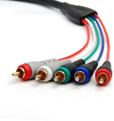 

BlueRigger RCA Component Video and Audio Cable (6 Feet / 1.8 Meters) RCA Audio Video Cable(Compatible with Blu-ray player, DVD player, TVs, Projectors, Black)