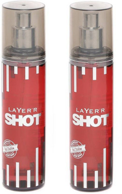 

Layer'r Shot RED Body Spray - For Men(270 ml, Pack of 2)