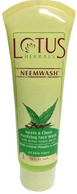 

lotus herbals Neem Wash (Neem & Clove Puriying Face Wash) Face Wash(120 g)