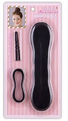 

Confidence Easy Hair Bun Maker With Pins , Hair Bun maker Tool , Juda Maker Hair Accessory , Juda Maker For Women , Bridal Hair Accessories Kit Hair Accessory Set(Black)