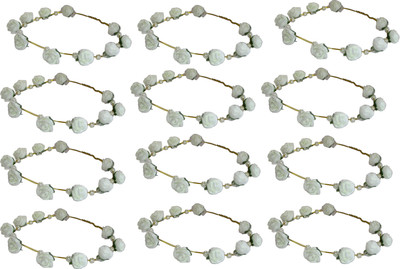 

SAJAN Combo of White Floral Tiara Head Band(White)