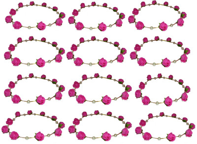 

SAJAN Combo of Pink Floral Tiara Head Band(Pink)