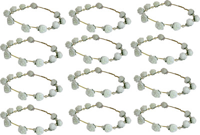 

Good Combo of White Floral Tiara Head Band(White)