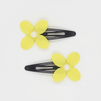 Chotee Yellow Diadem Flower Tictacs Tic Tac Clip(Yellow)