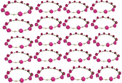 

SAJAN Combo of Pink Floral Tiara Head Band(Pink)