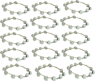 

MAHAN Combo of White Floral Tiara Head Band(White)