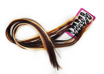 

AASA Highlighter Extension For Women Wedding, Multicolour Hair Extension
