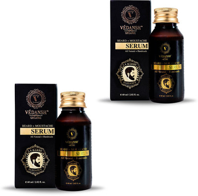 

Vedansh Beard & Moustache Serum 60ML (Pack Of 2)(60 ml)