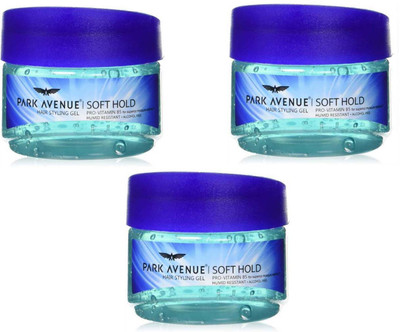 

Park Avenue SOFT HOLD HAIR STYLING GEL ( 100 ×3 GM , PACK OF 3 ) Gel(300 g)