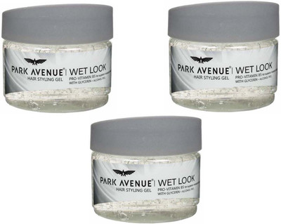 

Park Avenue WET LOOK HAIR STYLING GEL ( 300 ×3 GM , PACK OF 3 ) Gel(900 g)