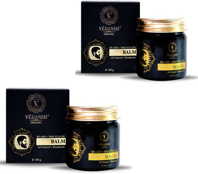 

Vedansh Beard & Moustache Balm 100 GM (Pack Of 2) Cream(200 g)