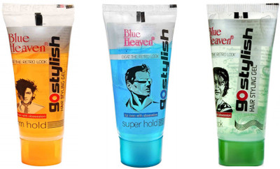 

Blue Heaven set of three hair gel tube (50 ml*3) 150 ml Gel(150 ml)