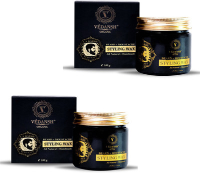 

Vedansh Beard & Moustache Styling Wax 100 GM (Pack Of 2) Wax(200 g)