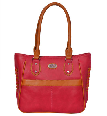 

Harvest Shoulder Bag(Pink, Tan)
