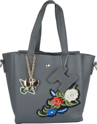 

Butterflies Hand-held Bag(Grey)