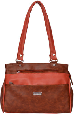 

Harvest Shoulder Bag(Brown, Red)